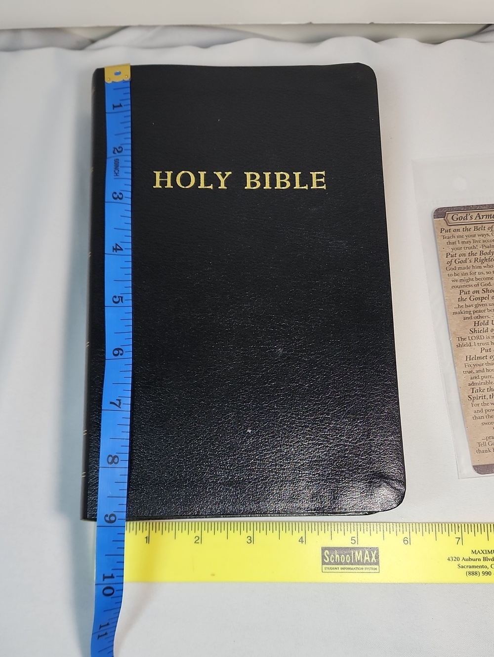 KJV Bible REFERENCE EDITION Red Letter Edition Bonded Leather bookmark i…